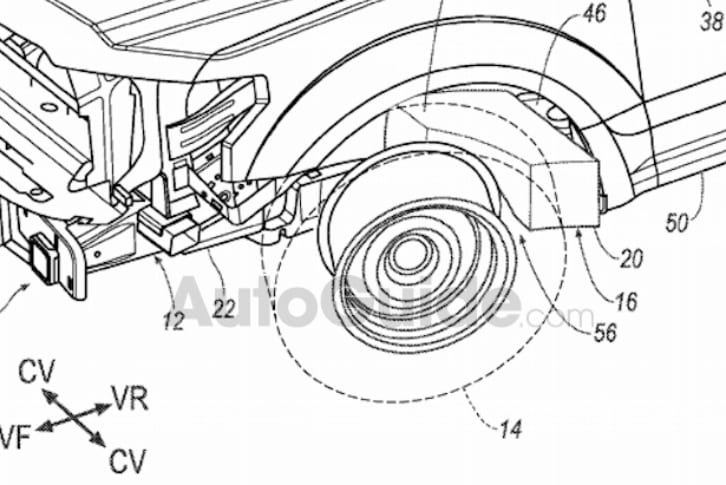 Ford's new wheel airbag patent mock-up.