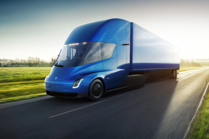 The Tesla Semi is semi-ready for use.