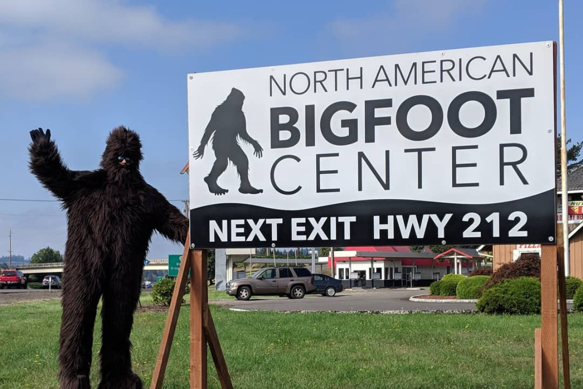 Bigfoot center located in Boring, Oregon.