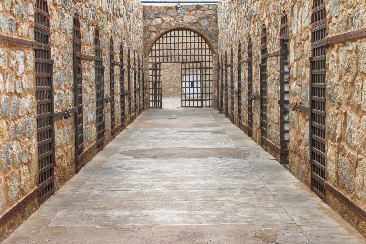 Arizona's abandoned Yuma Territorial Prison.